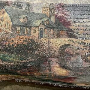 Thomas Kinkade Tapestry Throw